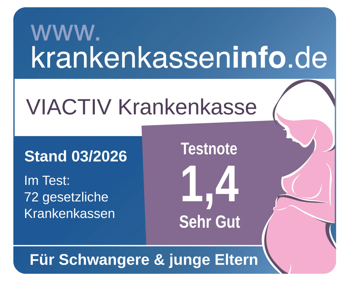 krankenkasseninfo.de: Testnote 1,4 sehr gut für Schwangere und junge Eltern