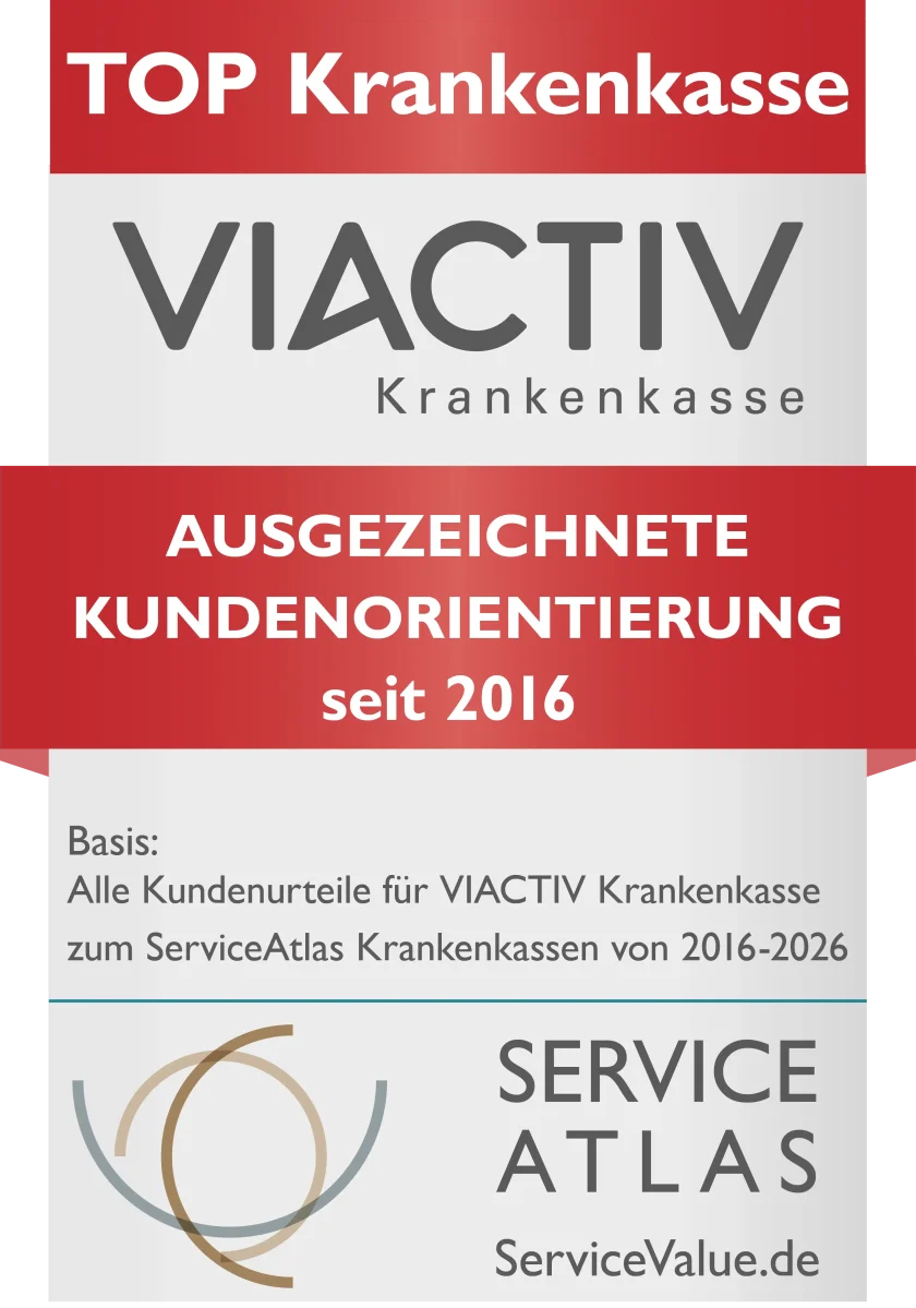ServiceAtlas: TOP Krankenkasse mit ausgezeichneter Kundenorientierung seit 2016
