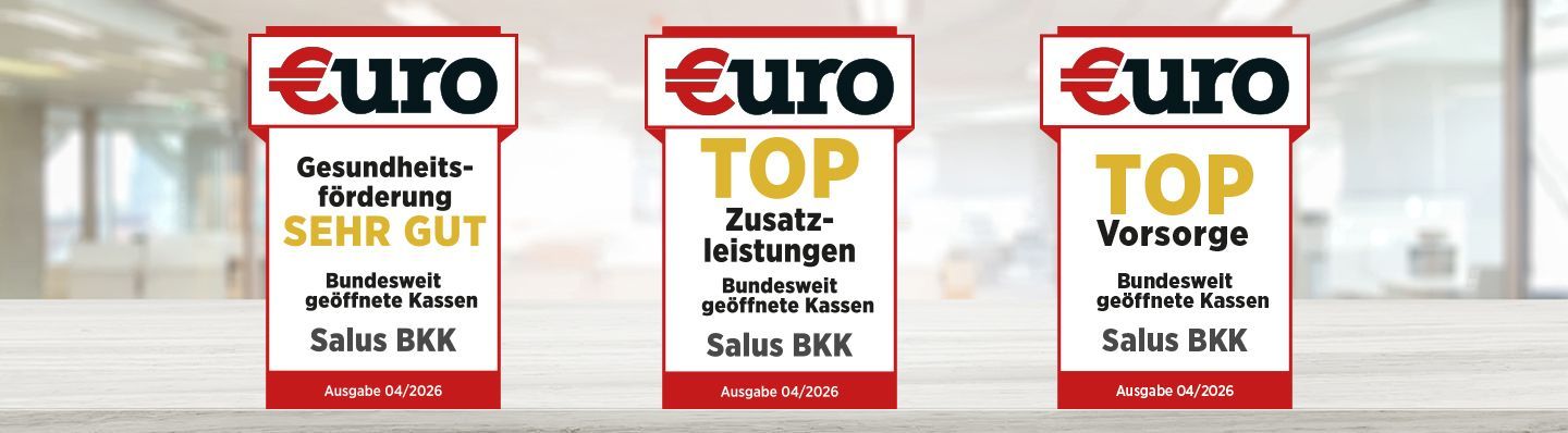€uro Magazin 04/2026: Salus BKK TOP Zusatzleistungen, TOP Vorsorge und sehr gute Gesundheitsförderung